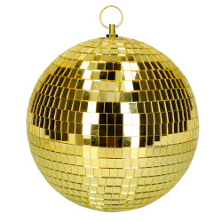 Disco koule zlatá 20 cm